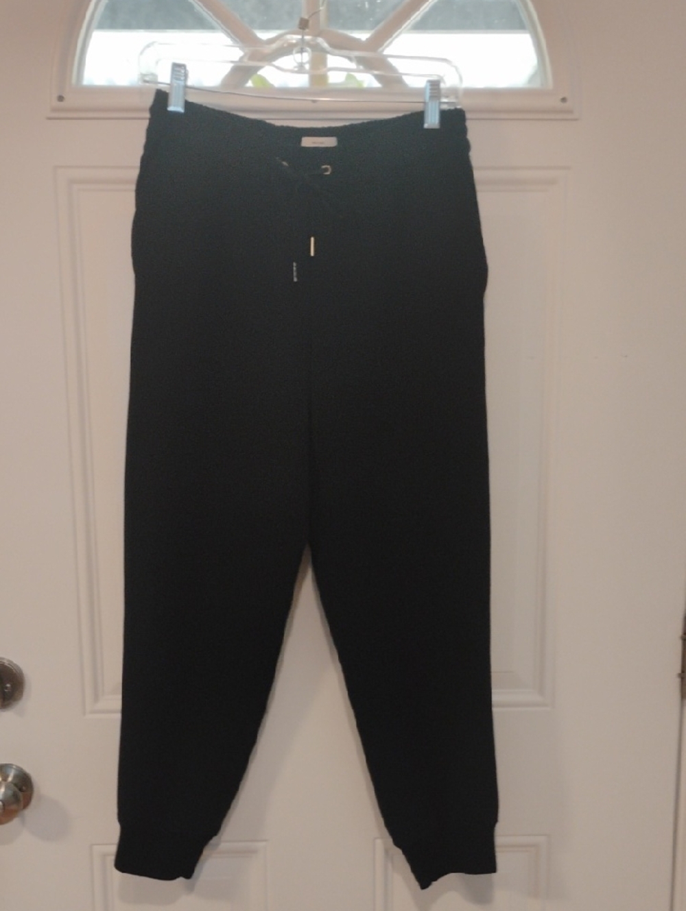 Wilfred Black Drawstring Dressy Jogger Pants Size Small